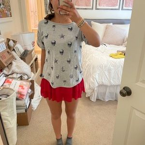 Skull Cashmere Cotton T-shirt